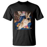 Funny Easter Bunny Sunglasses Graphic T Shirt