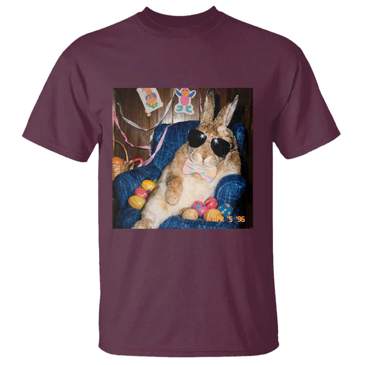 Funny Easter Bunny Sunglasses Graphic T Shirt