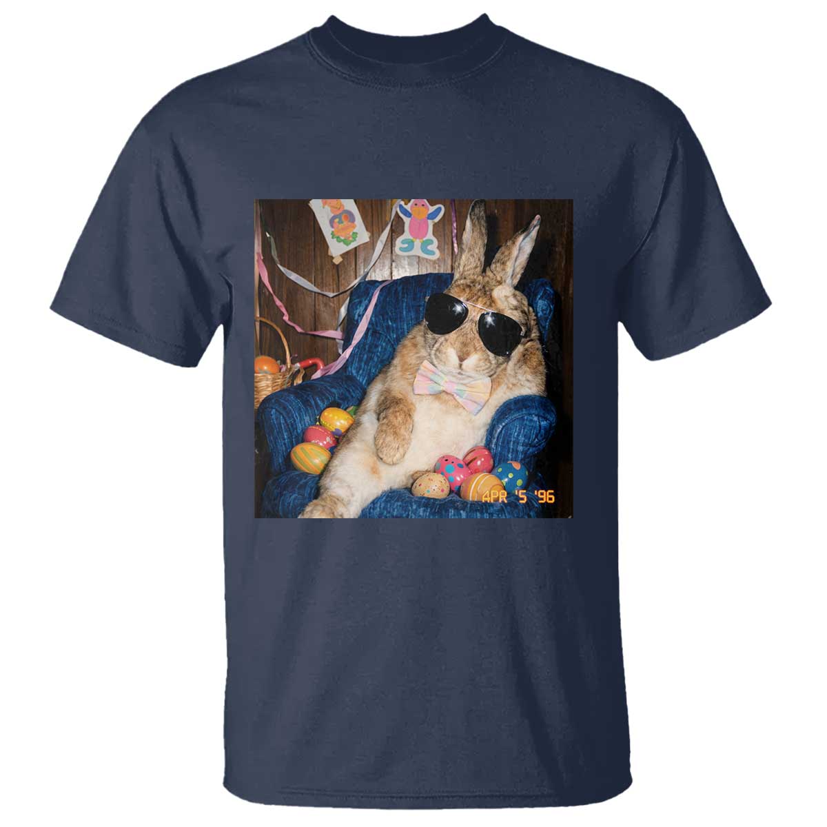 Funny Easter Bunny Sunglasses Graphic T Shirt