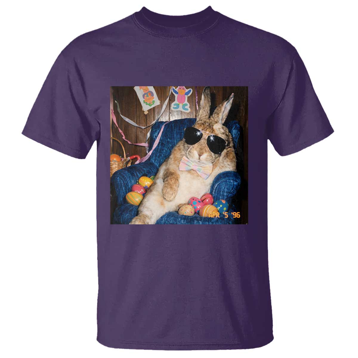 Funny Easter Bunny Sunglasses Graphic T Shirt