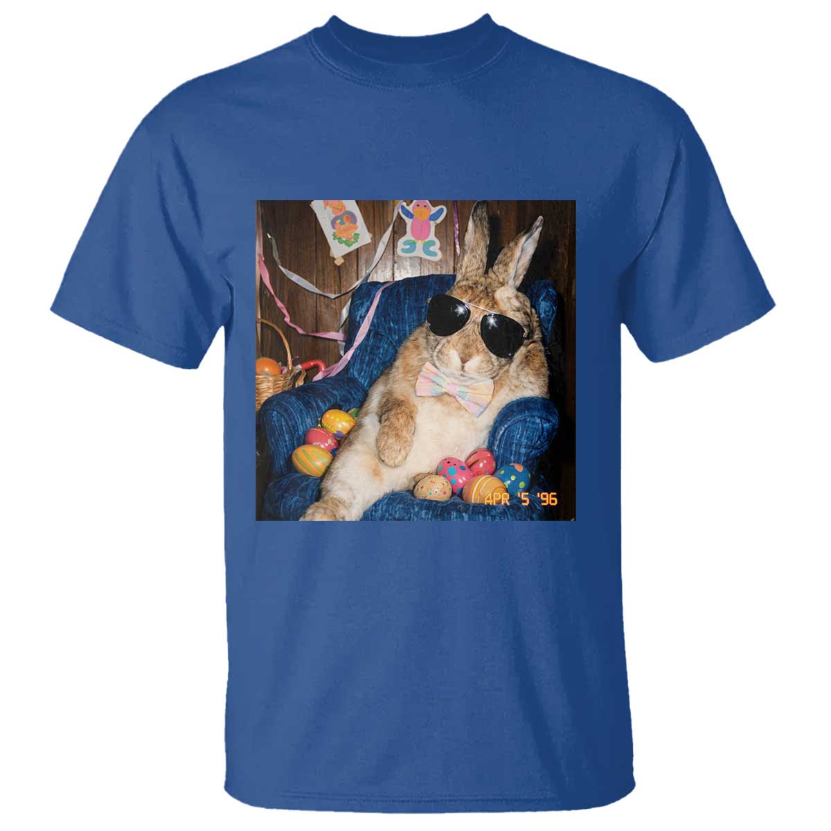 Funny Easter Bunny Sunglasses Graphic T Shirt