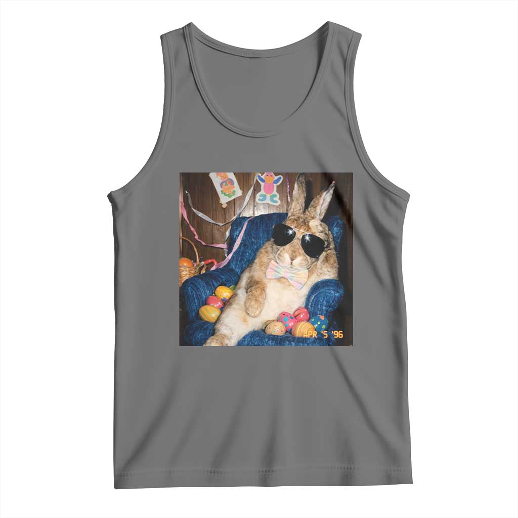Funny Easter Bunny Sunglasses Graphic Tank Top