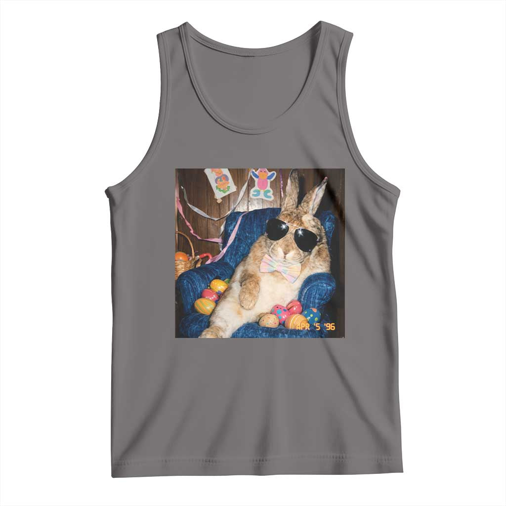 Funny Easter Bunny Sunglasses Graphic Tank Top