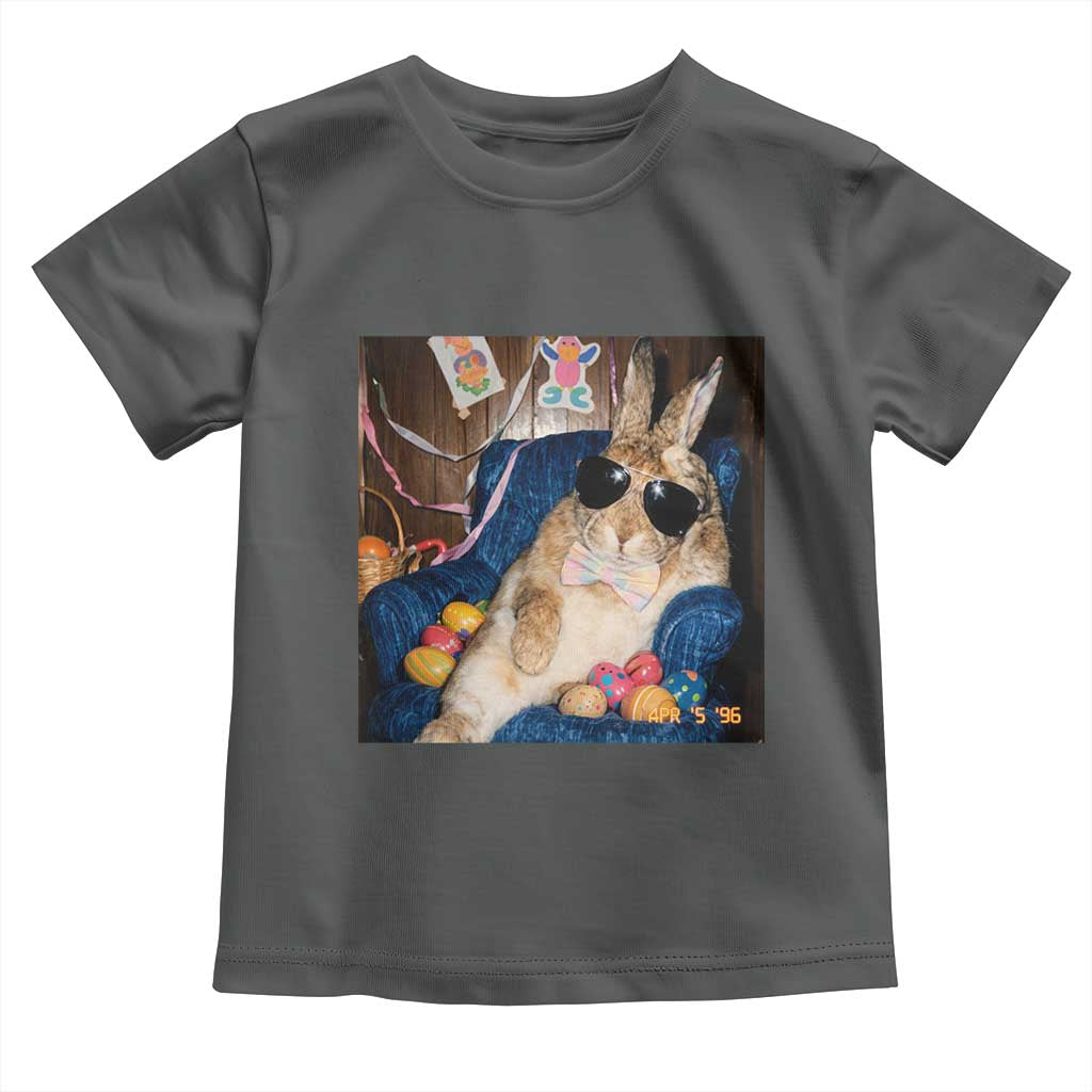 Funny Easter Bunny Sunglasses Graphic Toddler T Shirt