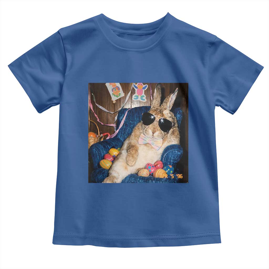 Funny Easter Bunny Sunglasses Graphic Toddler T Shirt