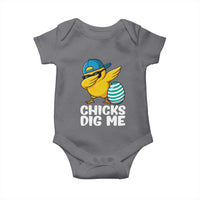 Easter Chicks Dig Me Baby Onesie Cute Chicken Dabbing Egg Hunt Toddler