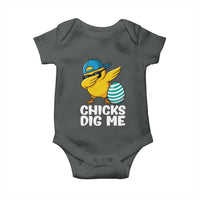 Easter Chicks Dig Me Baby Onesie Cute Chicken Dabbing Egg Hunt Toddler