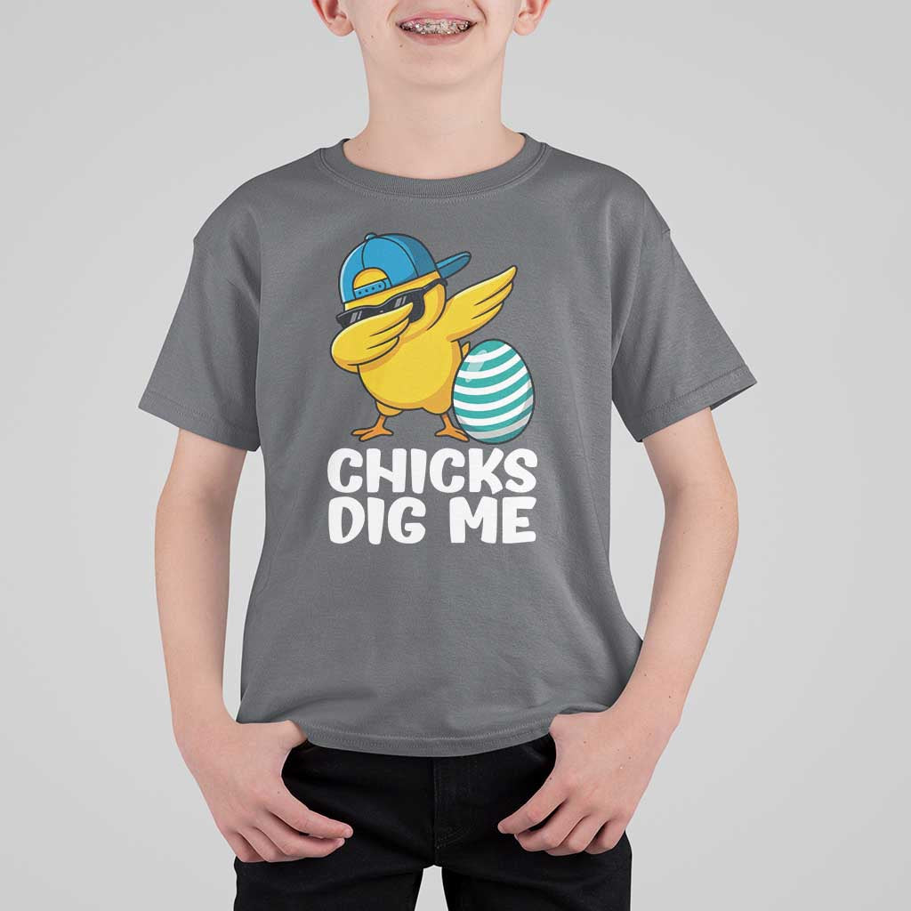 Easter Chicks Dig Me T Shirt For Kid Cute Chicken Dabbing Egg Hunt Toddler