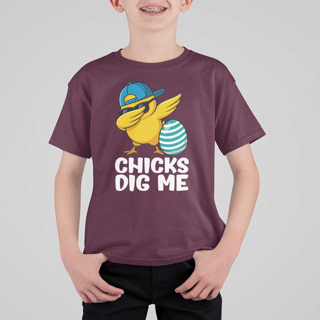 Easter Chicks Dig Me T Shirt For Kid Cute Chicken Dabbing Egg Hunt Toddler