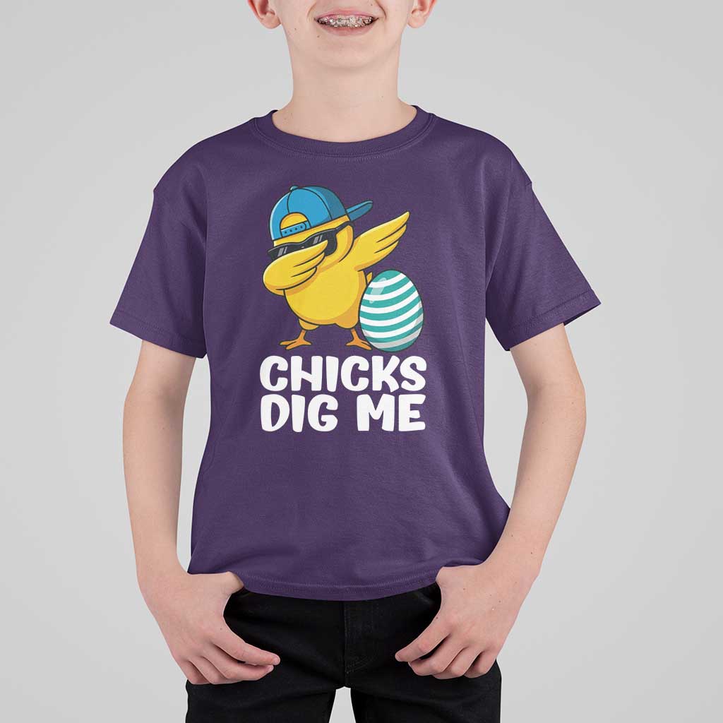 Easter Chicks Dig Me T Shirt For Kid Cute Chicken Dabbing Egg Hunt Toddler