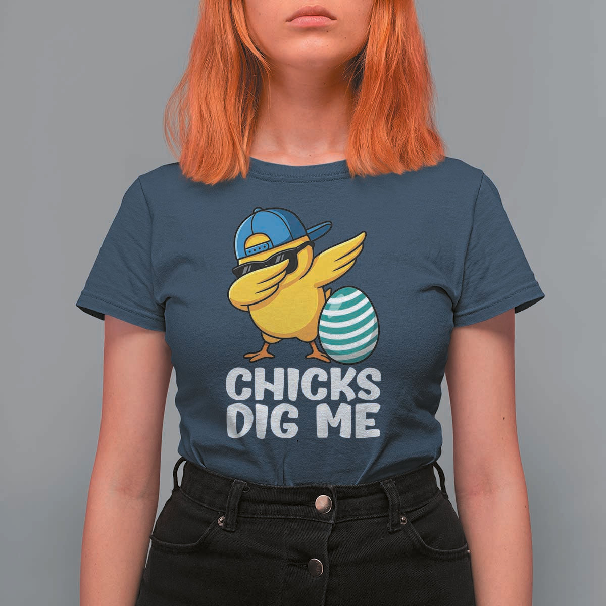 Easter Chicks Dig Me T Shirt For Women Cute Chicken Dabbing Egg Hunt Toddler