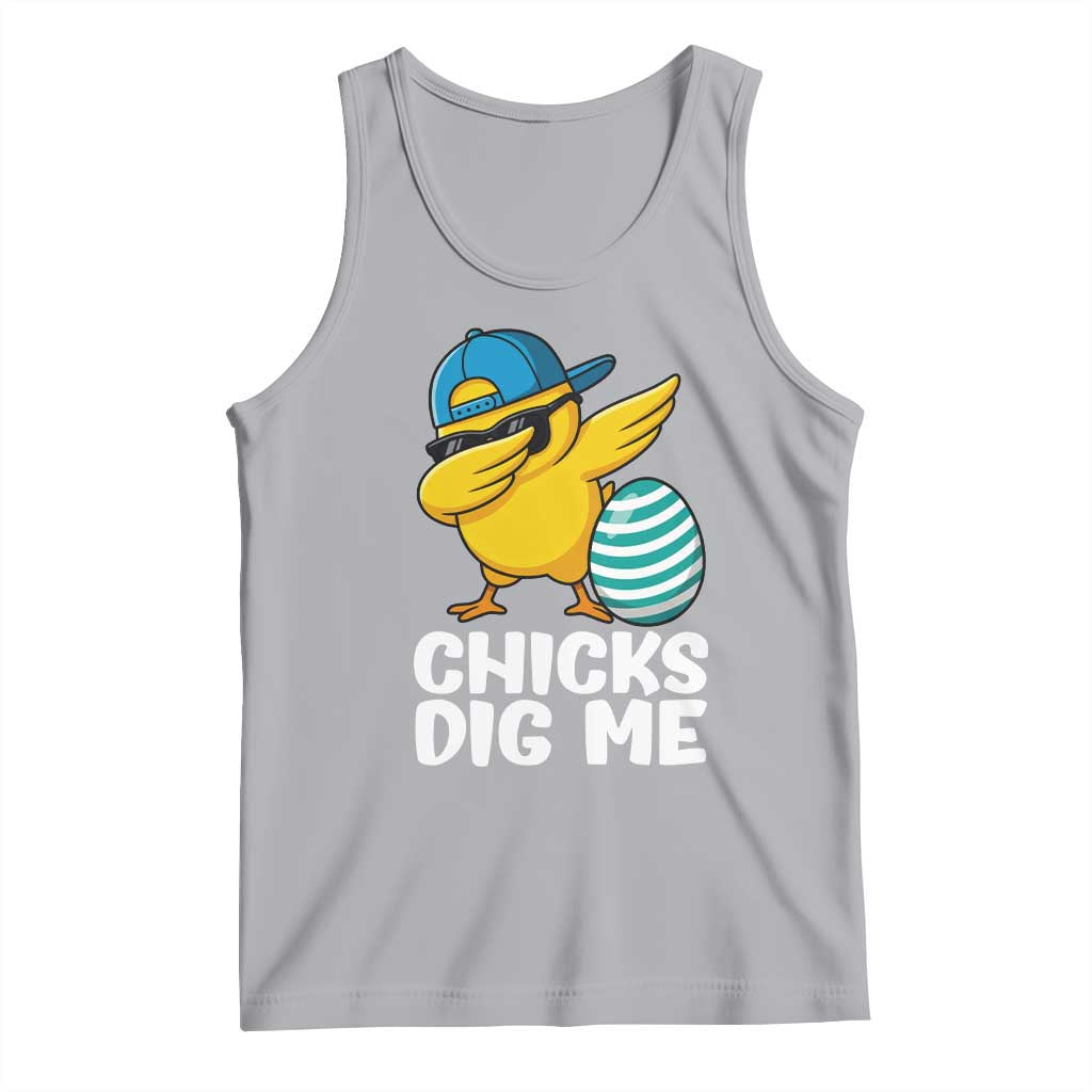 Easter Chicks Dig Me Tank Top Cute Chicken Dabbing Egg Hunt Toddler