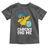 Easter Chicks Dig Me Toddler T Shirt Cute Chicken Dabbing Egg Hunt Toddler
