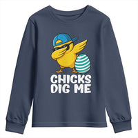Easter Chicks Dig Me Youth Sweatshirt Cute Chicken Dabbing Egg Hunt Toddler