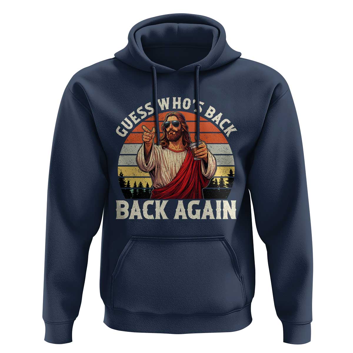 Funny Jesus Easter Hoodie Guess Who's Back? Back Again Easter