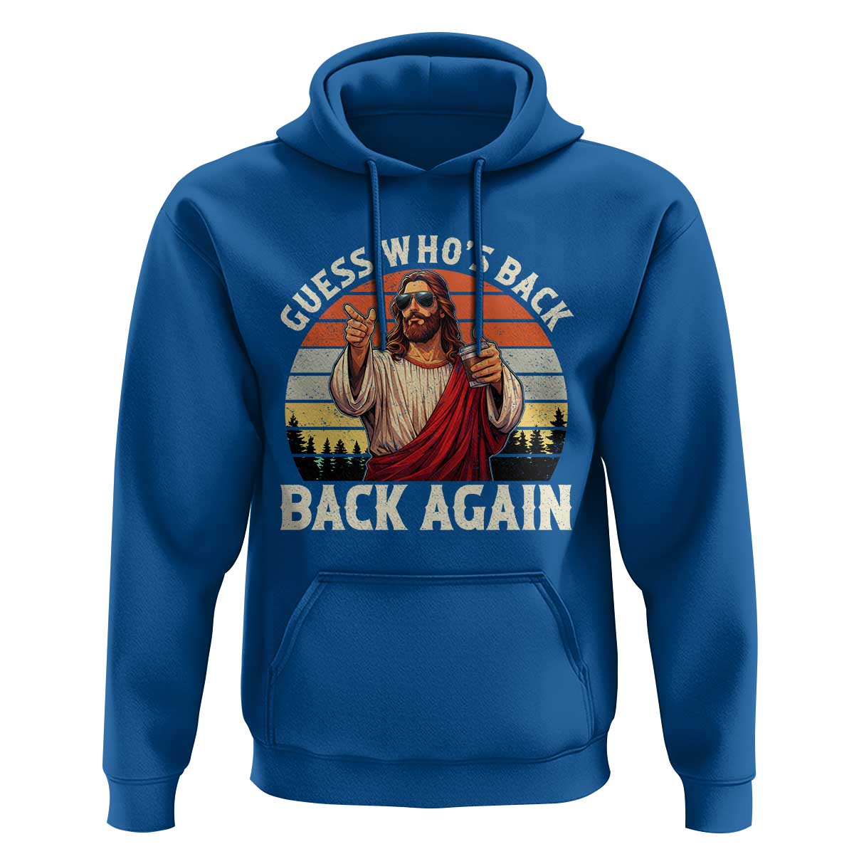 Funny Jesus Easter Hoodie Guess Who's Back? Back Again Easter