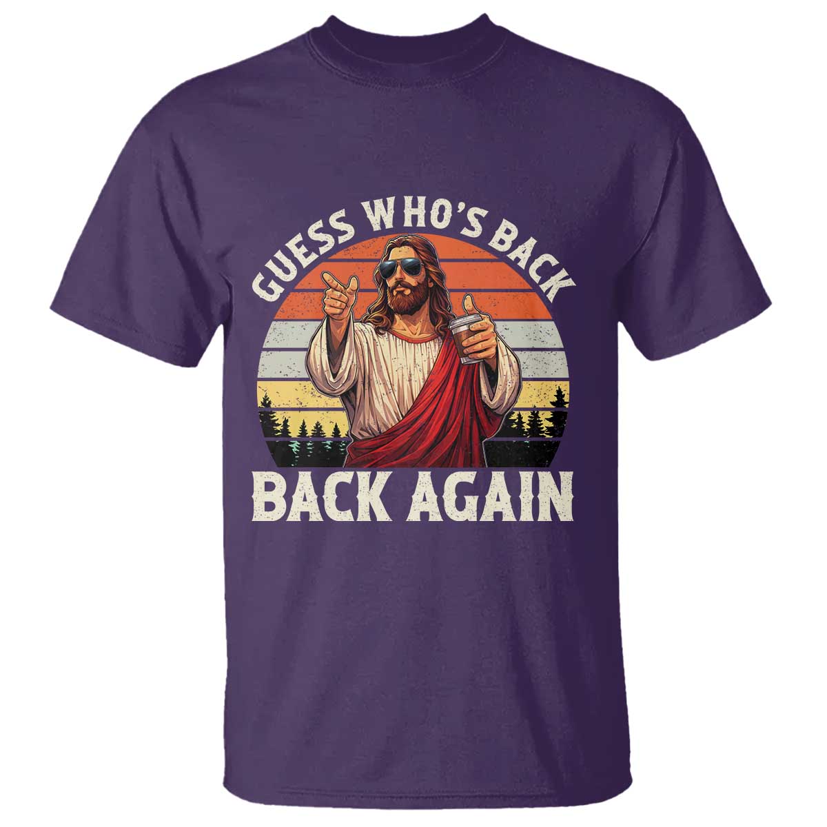 Funny Jesus Easter T Shirt Guess Who's Back? Back Again Easter
