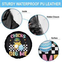 Chicks Dig Me Spare Tire Cover Funny Easter Chick