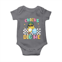 Chicks Dig Me Baby Onesie Funny Easter Chick