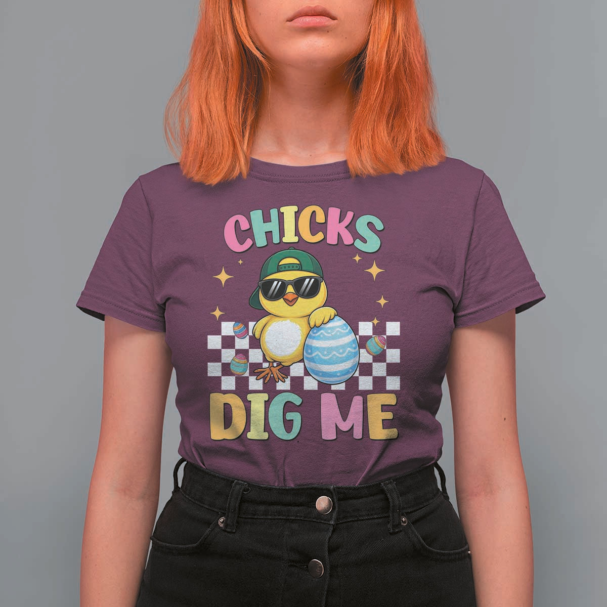 Chicks Dig Me T Shirt For Women Funny Easter Chick