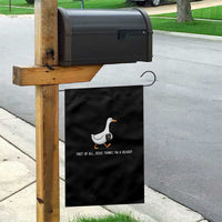 Jesus Thinks I'm A Delight Garden Flag Funny Christian Goose Sarcastic