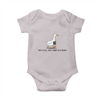 Funny Christian Goose Baby Onesie Jesus Thinks I'm A Delight