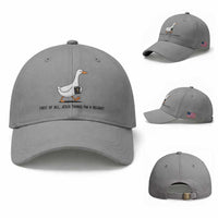 Funny Christian Goose Baseball Cap Jesus Thinks I'm A Delight