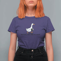 Funny Christian Goose T Shirt For Women Jesus Thinks I'm A Delight