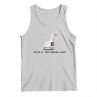 Funny Christian Goose Tank Top Jesus Thinks I'm A Delight