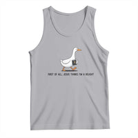 Funny Christian Goose Tank Top Jesus Thinks I'm A Delight