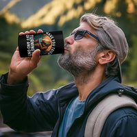 Funny Bigfoot Tech Support 4 in 1 Can Cooler Tumbler Have You Tried Turning It Off And On Sasquatsch Computer