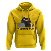My Worst Nightmare Hoodie Funny Cat Gaming Wifi Loading Hurmor - Wonder Print Shop