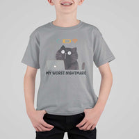 My Worst Nightmare T Shirt For Kid Funny Cat Gaming Wifi Loading Hurmor - Wonder Print Shop