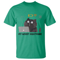 My Worst Nightmare T Shirt Funny Cat Gaming Wifi Loading Hurmor - Wonder Print Shop