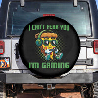 Funny Pizza Video Gaming Spare Tire Cover I Can Not Hear You I Am Gaming - Wonder Print Shop