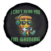 Funny Pizza Video Gaming Spare Tire Cover I Can Not Hear You I Am Gaming - Wonder Print Shop