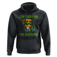Funny Pizza Video Gaming Hoodie I Can Not Hear You I Am Gaming - Wonder Print Shop