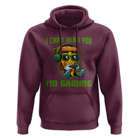 Funny Pizza Video Gaming Hoodie I Can Not Hear You I Am Gaming - Wonder Print Shop