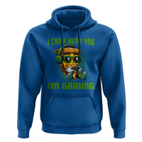 Funny Pizza Video Gaming Hoodie I Can Not Hear You I Am Gaming - Wonder Print Shop