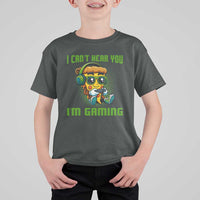 Funny Pizza Video Gaming T Shirt For Kid I Can Not Hear You I Am Gaming - Wonder Print Shop