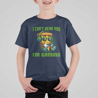 Funny Pizza Video Gaming T Shirt For Kid I Can Not Hear You I Am Gaming - Wonder Print Shop