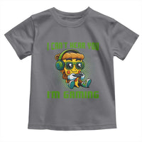 Funny Pizza Video Gaming Toddler T Shirt I Can Not Hear You I Am Gaming - Wonder Print Shop