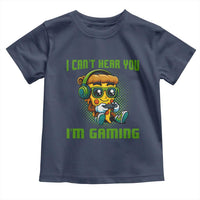 Funny Pizza Video Gaming Toddler T Shirt I Can Not Hear You I Am Gaming - Wonder Print Shop