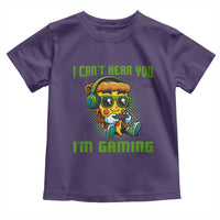 Funny Pizza Video Gaming Toddler T Shirt I Can Not Hear You I Am Gaming - Wonder Print Shop