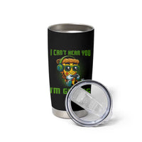 Funny Pizza Video Gaming Tumbler Cup I Can Not Hear You I Am Gaming