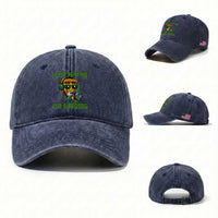 Funny Pizza Video Gaming Washed Cotton Baseball Cap I Can Not Hear You I Am Gaming