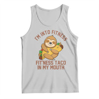 Funny Sloth Taco Gym Tank Top I'm Into Fitness Taco In My Mouth - Wonder Print Shop