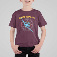 Funny Pilot Aviation Airplane T Shirt For Kid This Is How We Roll - Wonder Print Shop