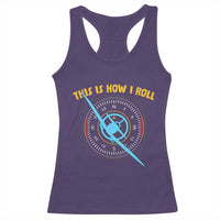 Funny Pilot Aviation Airplane Racerback Tank Top This Is How We Roll - Wonder Print Shop