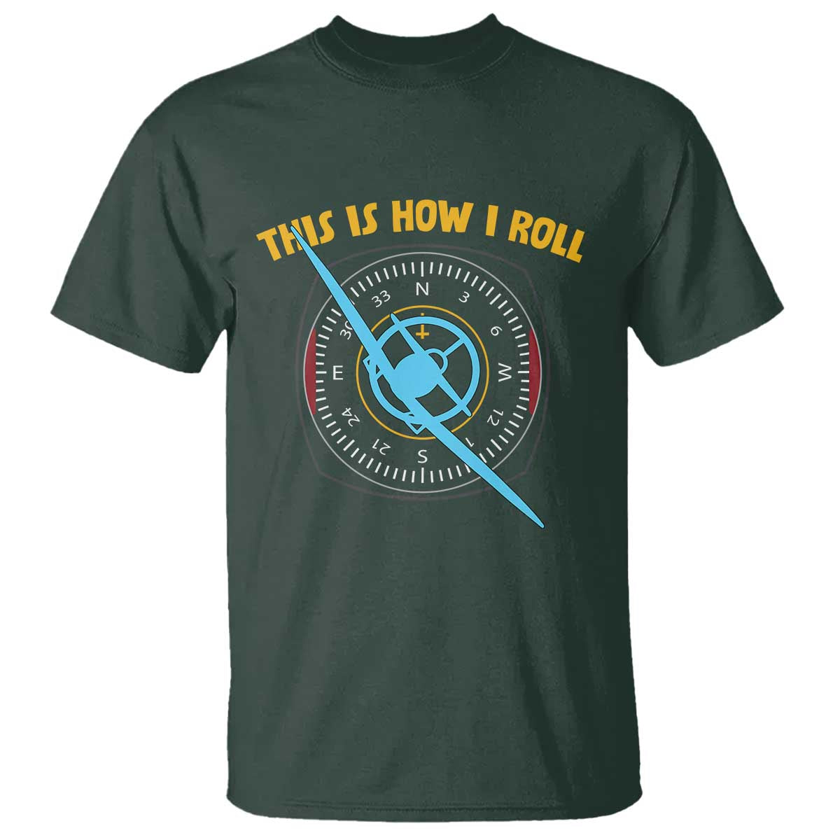 Funny Pilot Aviation Airplane T Shirt This Is How We Roll - Wonder Print Shop